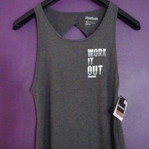 REEBOK Nice Grey NEW Open Dimond Back